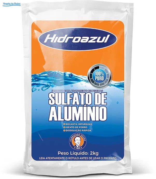 SULFATO DE ALUMINIO 2kg - HIDROAZUL
