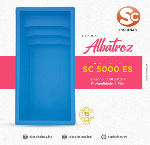 ALBATROZ SC 5000 ES - 5,08X2,60X1,40M