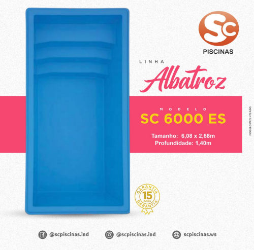 ALBATROZ SC 6000 ES - 6,08X2,68X1,40M