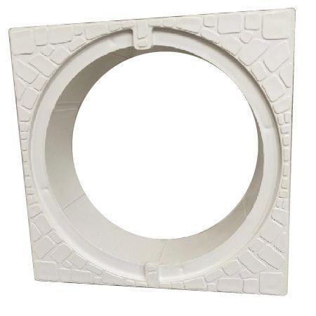 MOLDURA QUADRADA W ABS BRANCO