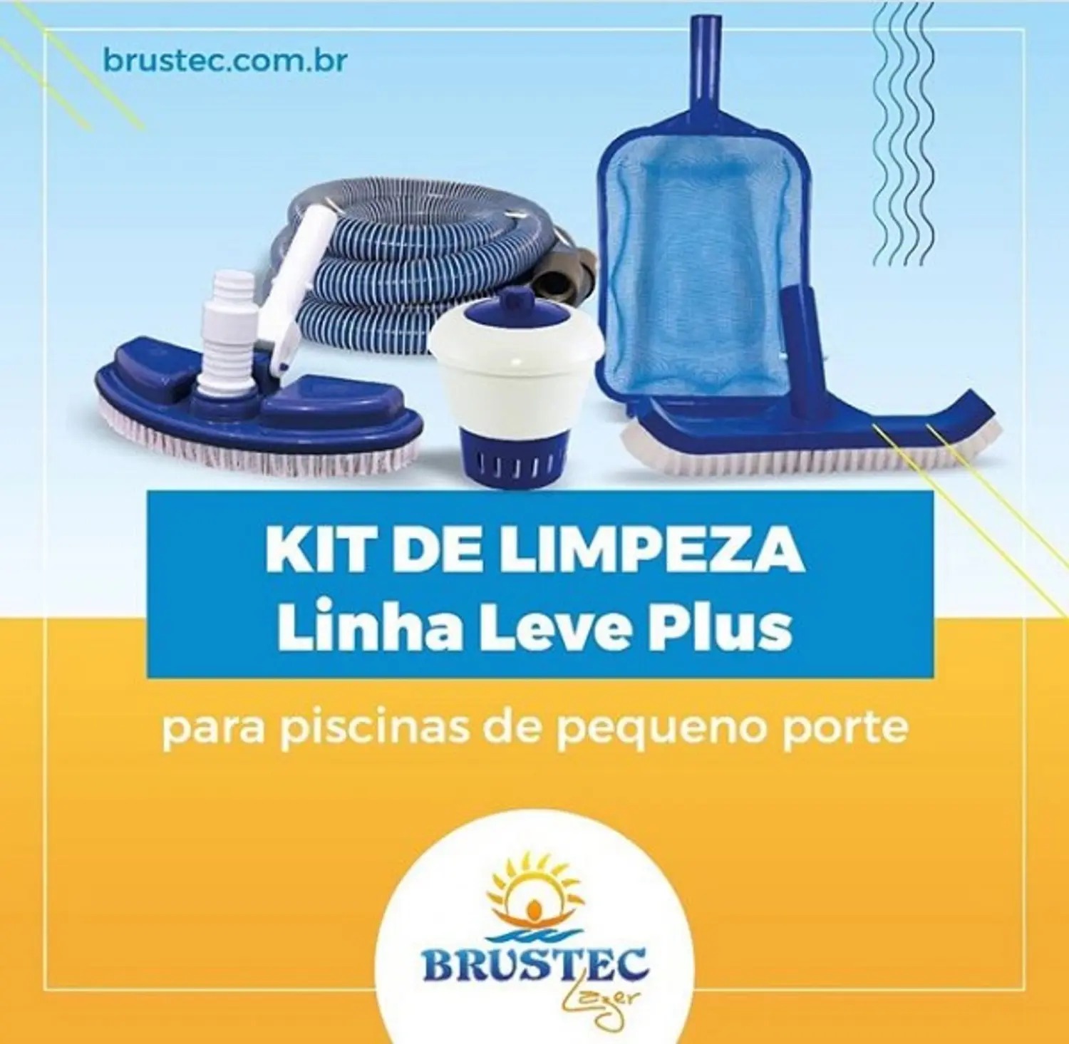 KIT DE ACESSORIOS P. LIMPEZA LINHA LEVE PLUS BRUSTEC