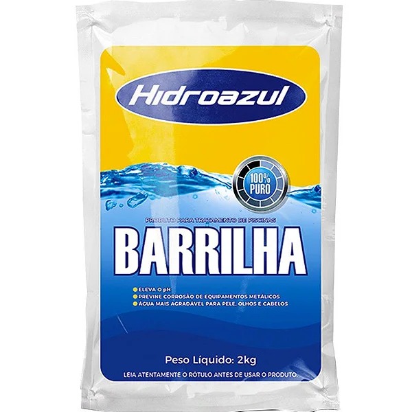 BARRILHA 2kg (AUMENTA O PH) - HIDROAZUL