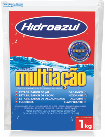 CLORO MULTIAÇÃO 1kg - HIDROAZUL