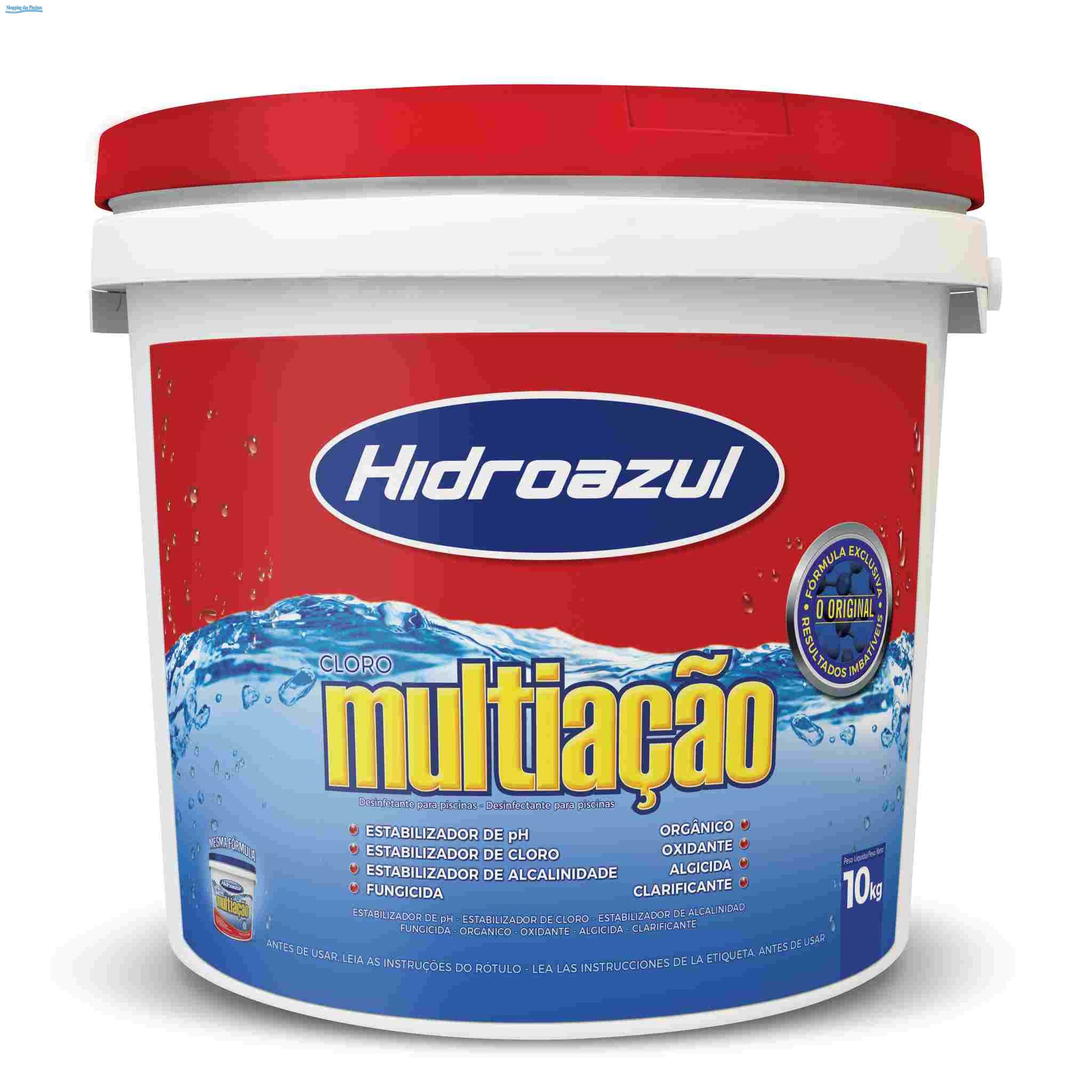 CLORO MULTIAÇÃO 10kg - HIDROAZUL