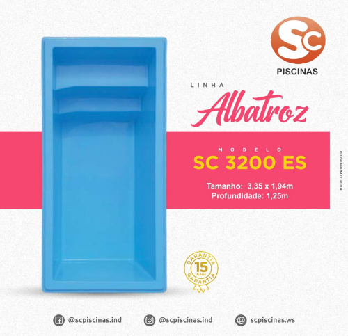 ALBATROZ SC 3200 ES - 3,20X1,80X1,25M