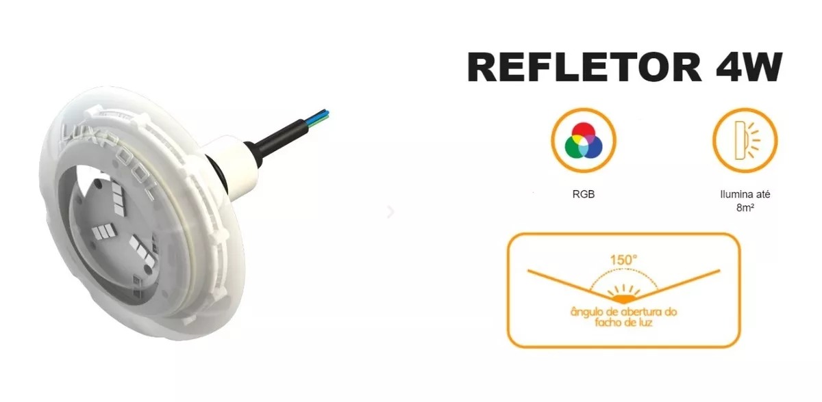 REFLETOR 4W RGB LXP